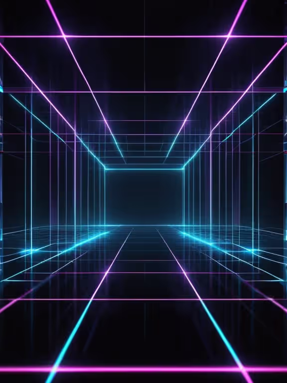 Futuristic web interface symbolizing modern software architecture